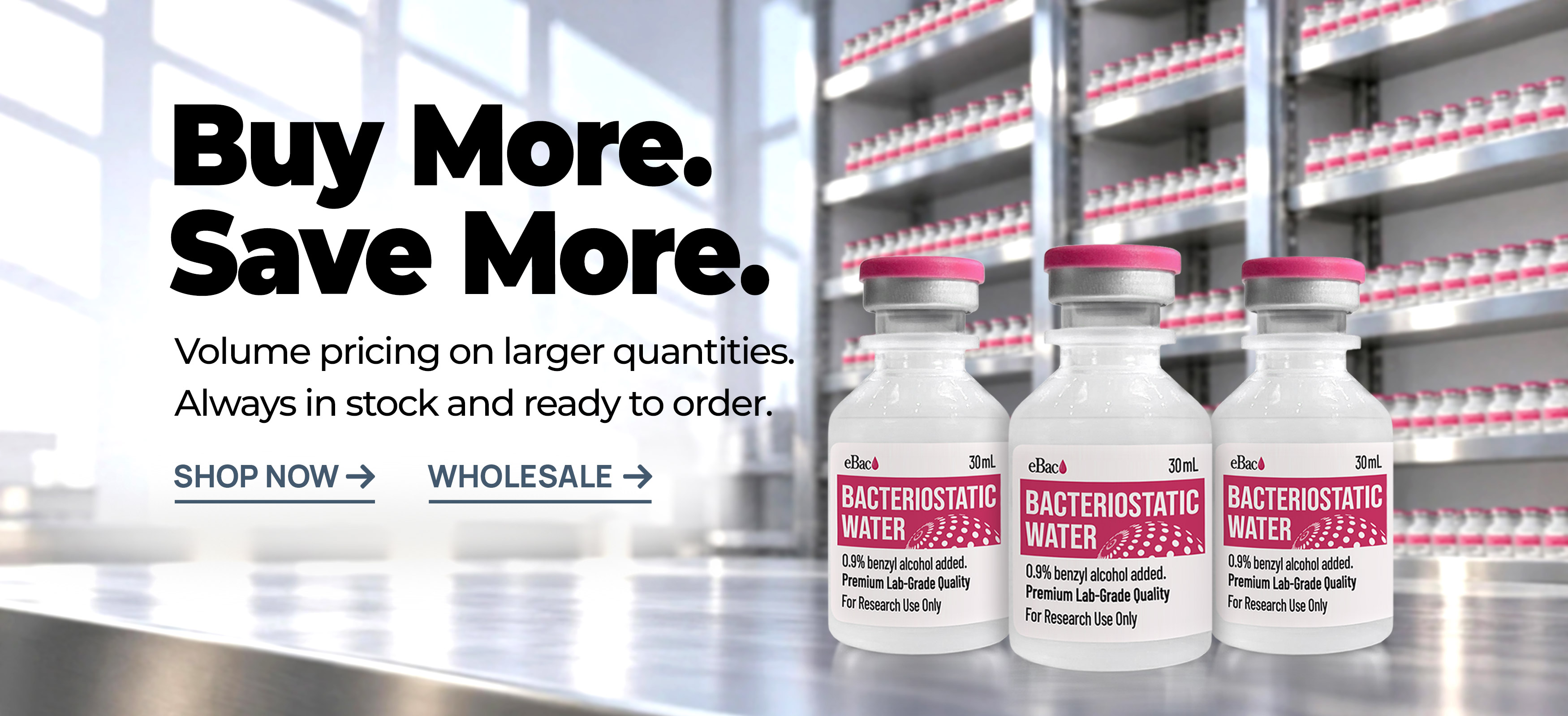 Premium Bac Water Always in Stock