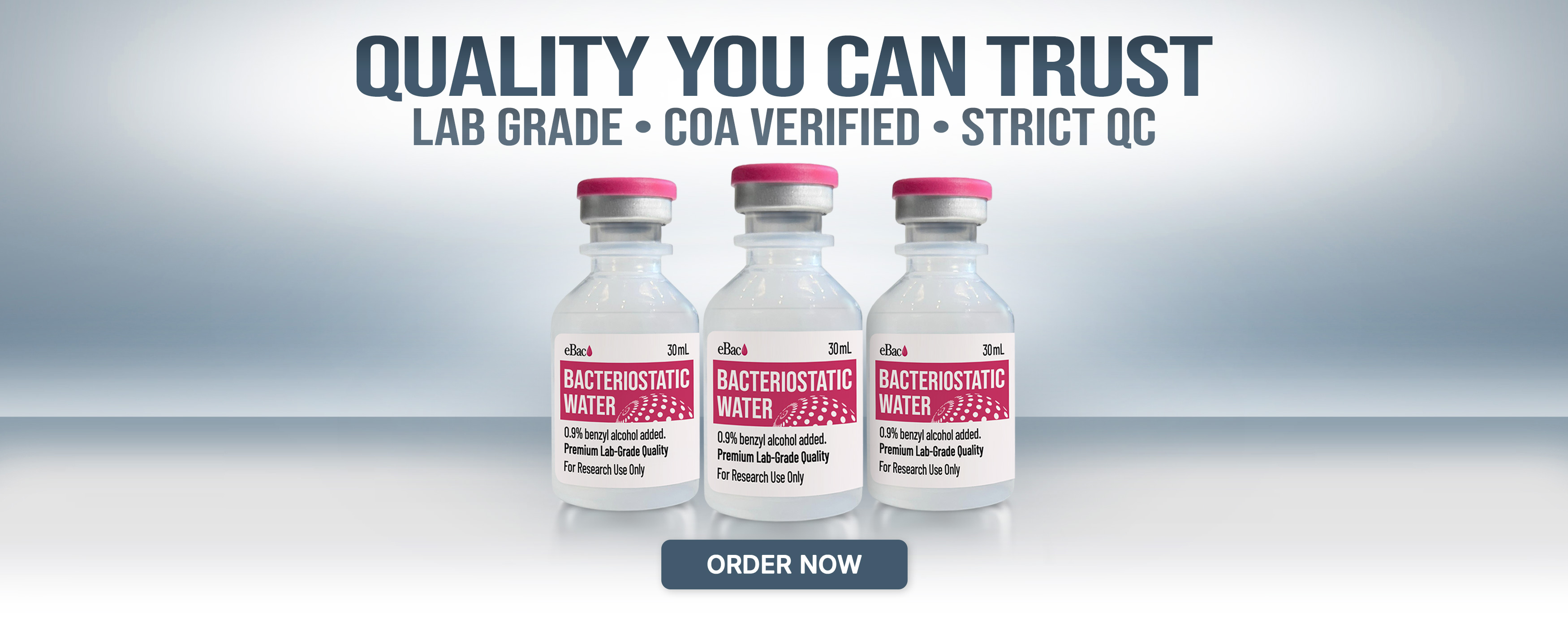 Bacteriostatic Water, Ready to Order