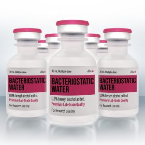 Bacteriostatic Water vials for laboratory research use.
